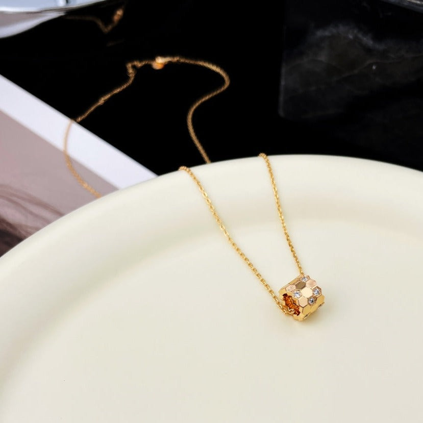[⭐Shinejoy]BEE MINI PEDANT DIAMOND NECKLACE