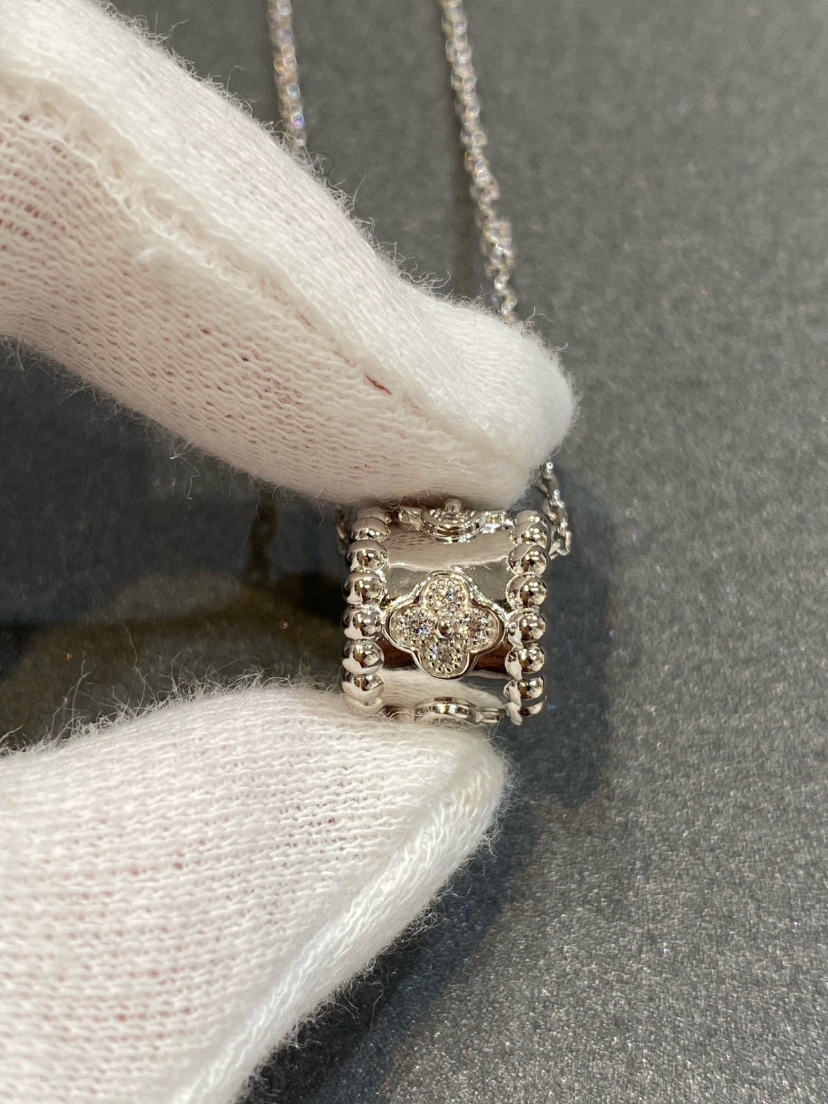 [⭐Shinejoy]PERLEE PEDANT SIVLER DIAMOND NECKLACE