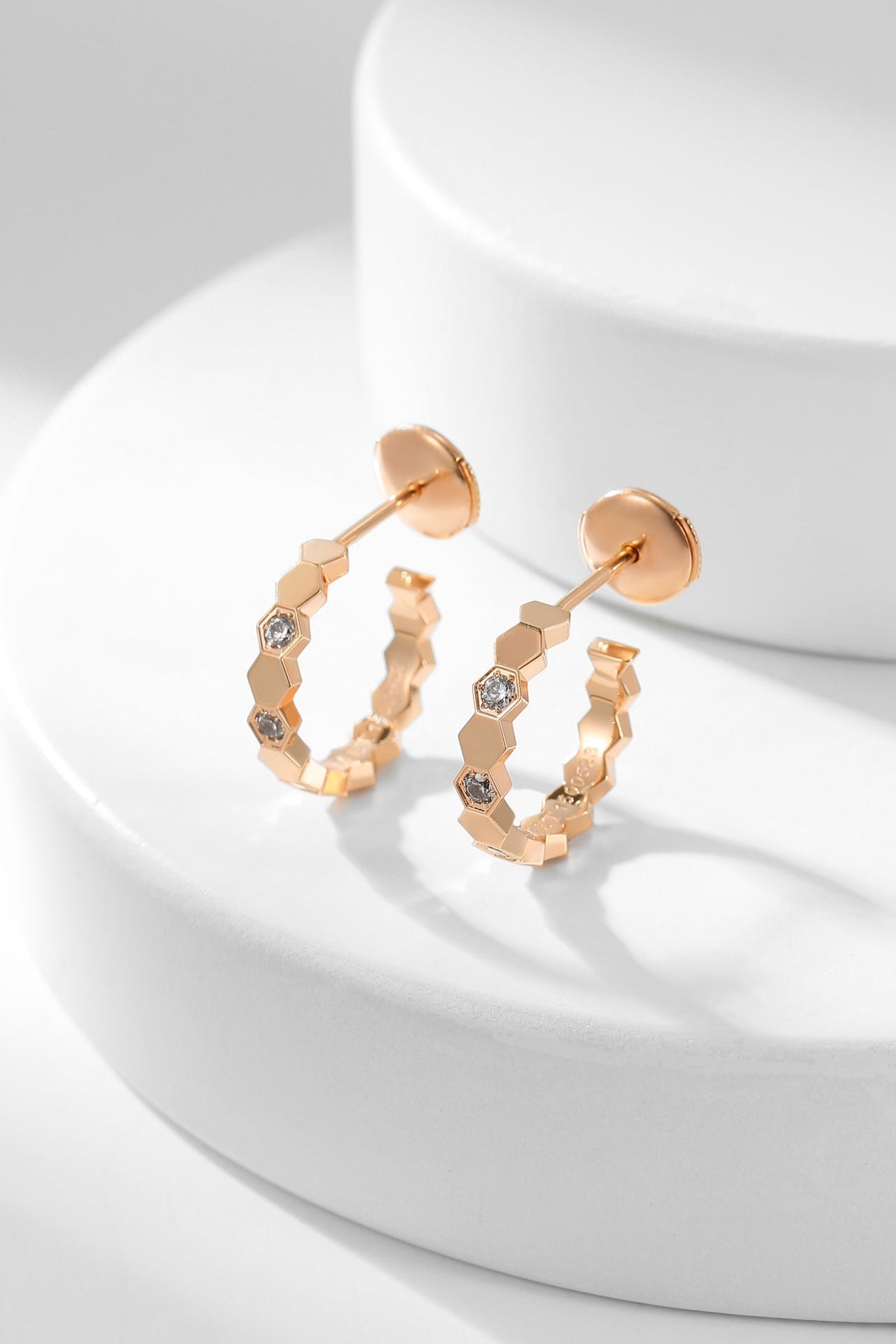 [⭐Shinejoy]BEE LOVE DIAMOND HOOP EARRINGS