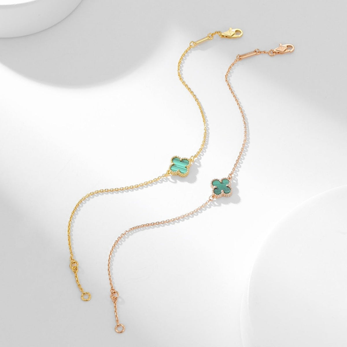 [⭐Shinejoy]CLOVER BRACELET MALACHITE 1 MOTIF