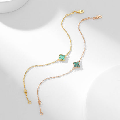 [⭐Shinejoy]CLOVER BRACELET MALACHITE 1 MOTIF