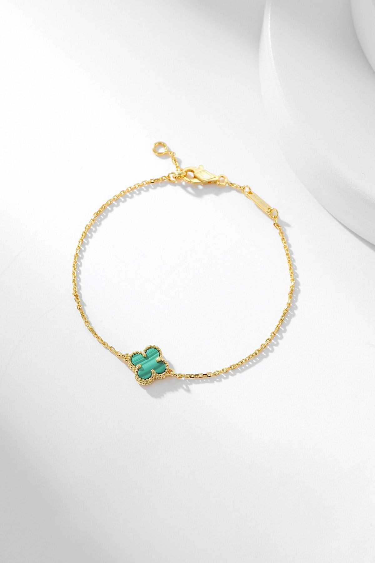 [⭐Shinejoy]CLOVER BRACELET MALACHITE 1 MOTIF