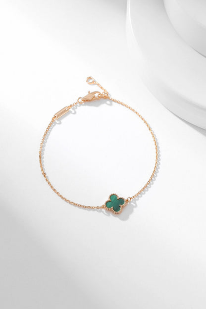 [⭐Shinejoy]CLOVER BRACELET MALACHITE 1 MOTIF