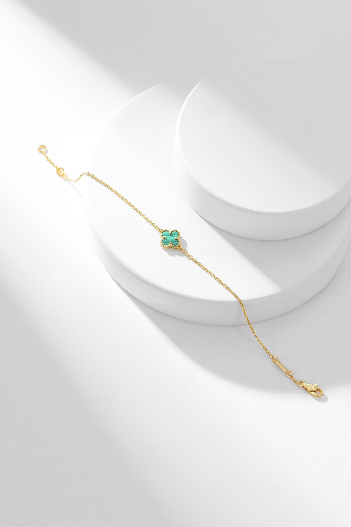 [⭐Shinejoy]CLOVER BRACELET MALACHITE 1 MOTIF