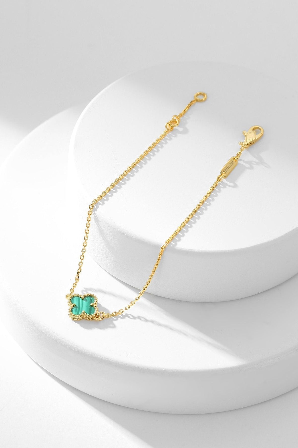[⭐Shinejoy]CLOVER BRACELET MALACHITE 1 MOTIF