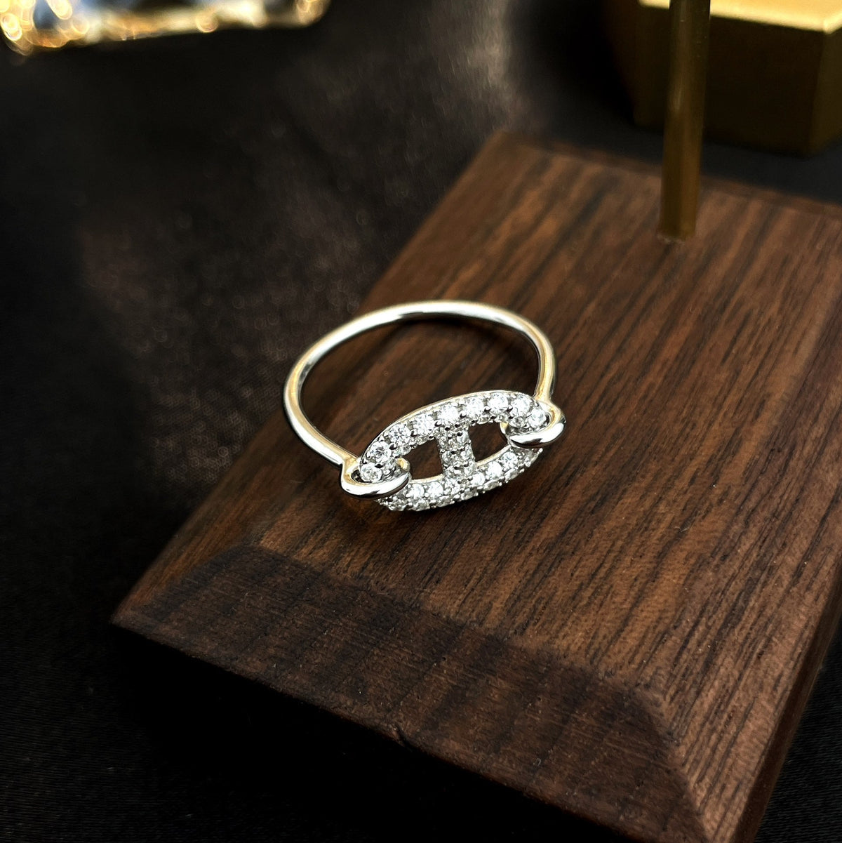 [⭐Shinejoy]RONDE SMALL SILVER DIAMOND RING