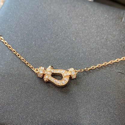 [⭐Shinejoy]FORCE 10 DIAMOND PINK GOLD NECKLACE MINI MODEL