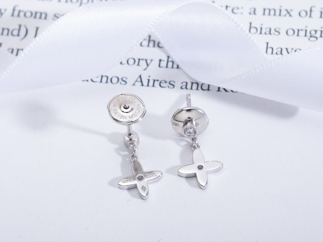 [⭐Shinejoy]VIDYLLE SILVER DIAMOND MINI DROP EARRINGS