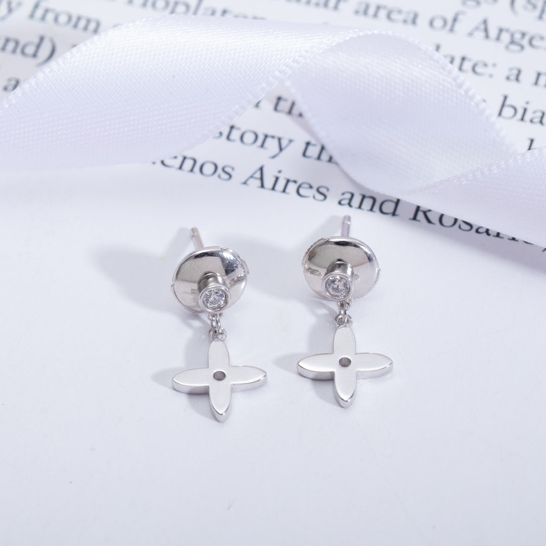 [⭐Shinejoy]VIDYLLE SILVER DIAMOND MINI DROP EARRINGS
