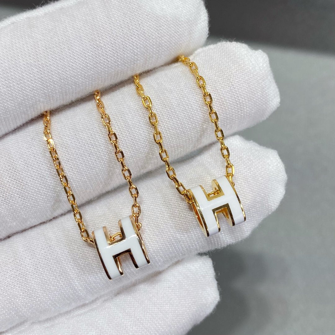 [⭐Shinejoy]MINI POP H NECKLACE