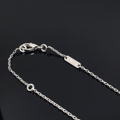 [⭐Shinejoy]CLOVER PIETERSITE SILVER LONG NECKLACE