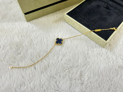 [⭐Shinejoy]CLOVER 1 MOTIF PIETERSITE BRACELET