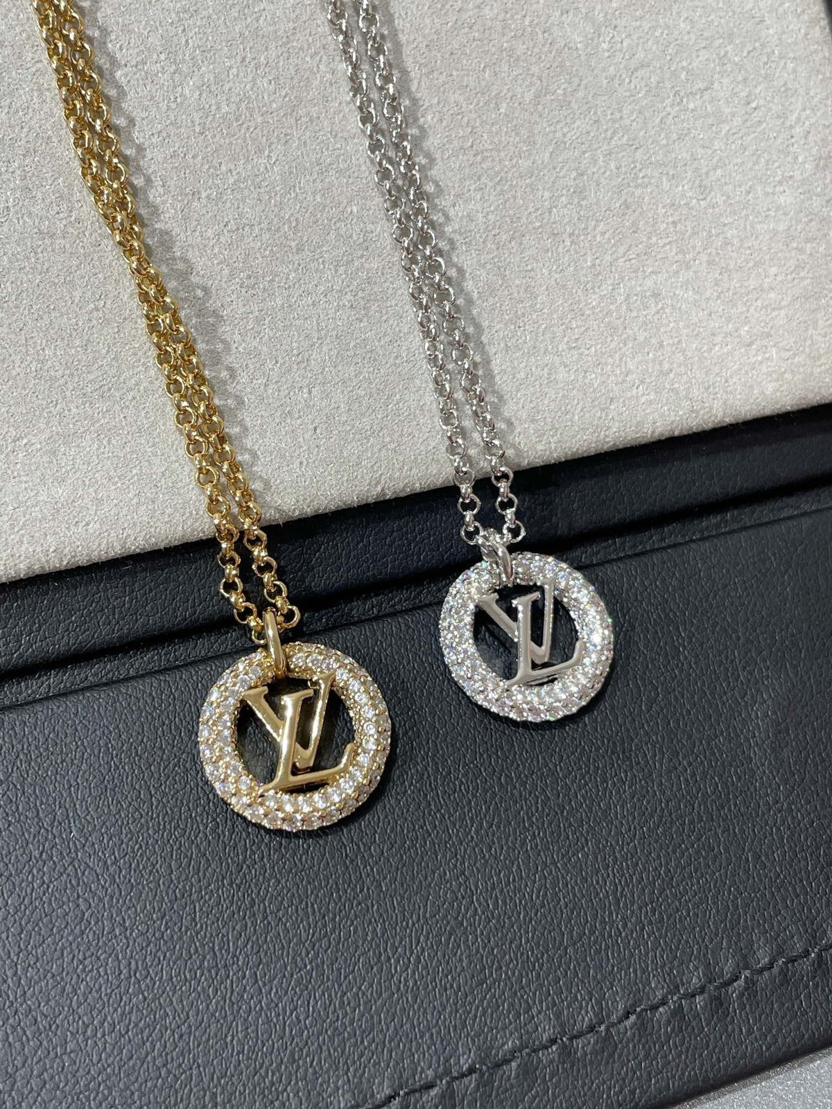 [⭐Shinejoy]BY NIGHT DIAMOND PAVED NECKLACE