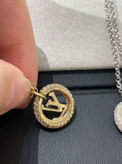 [⭐Shinejoy]BY NIGHT DIAMOND PAVED NECKLACE