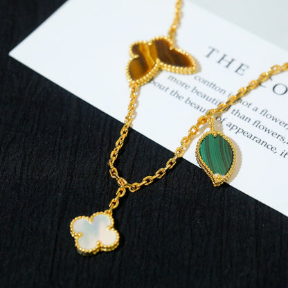 [⭐Shinejoy]LUCKY SPRING 5 MOTIF GOLD BRACELET