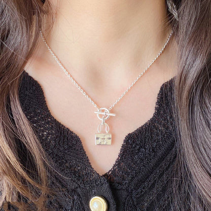 [⭐Shinejoy]CONSTANCE PEDANT SILVER NECKLACE