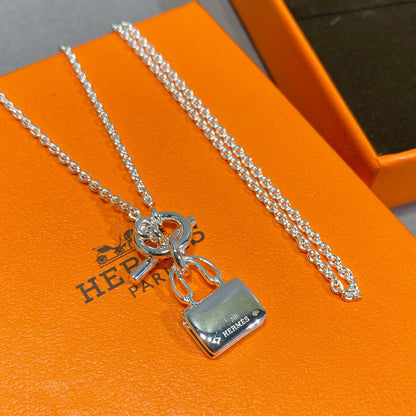 [⭐Shinejoy]CONSTANCE PEDANT SILVER NECKLACE