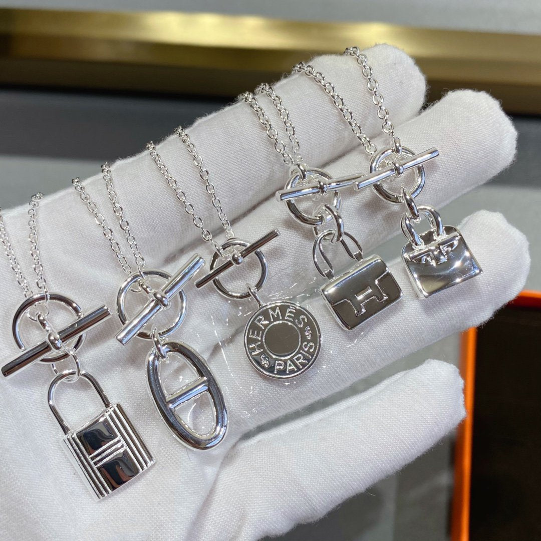 [⭐Shinejoy]CONSTANCE PEDANT SILVER NECKLACE