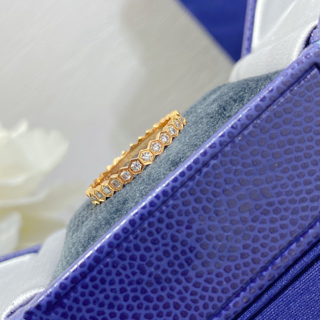 [⭐Shinejoy]BEE LOVE DIAMOND PAVED SMALL RING