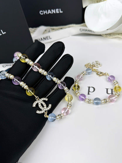 [⭐Shinejoy]26C New Spring Collection Colorful Transparent Resin Necklace