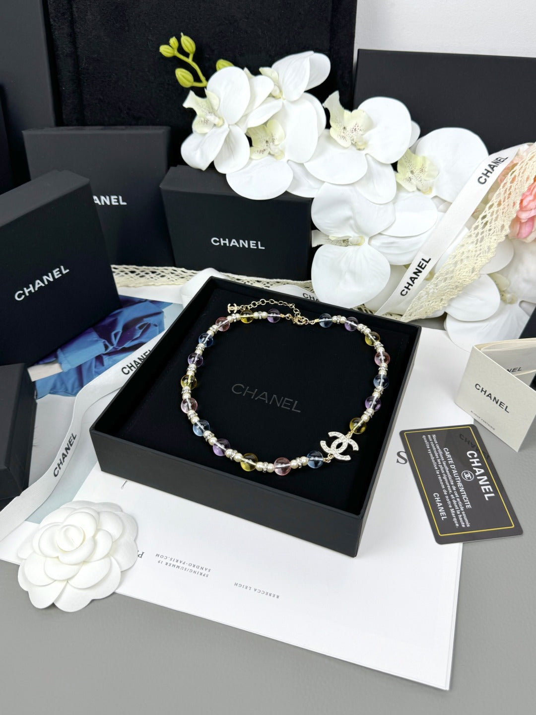 [⭐Shinejoy]26C New Spring Collection Colorful Transparent Resin Necklace