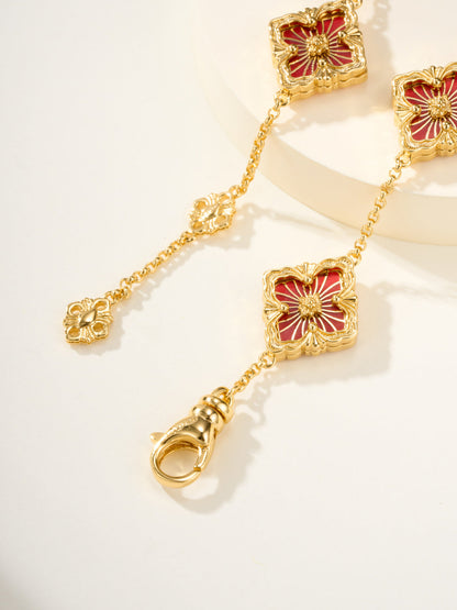 [⭐Shinejoy]B.C.L ENAMELED Five-Flower Bracelet（Various Colors)