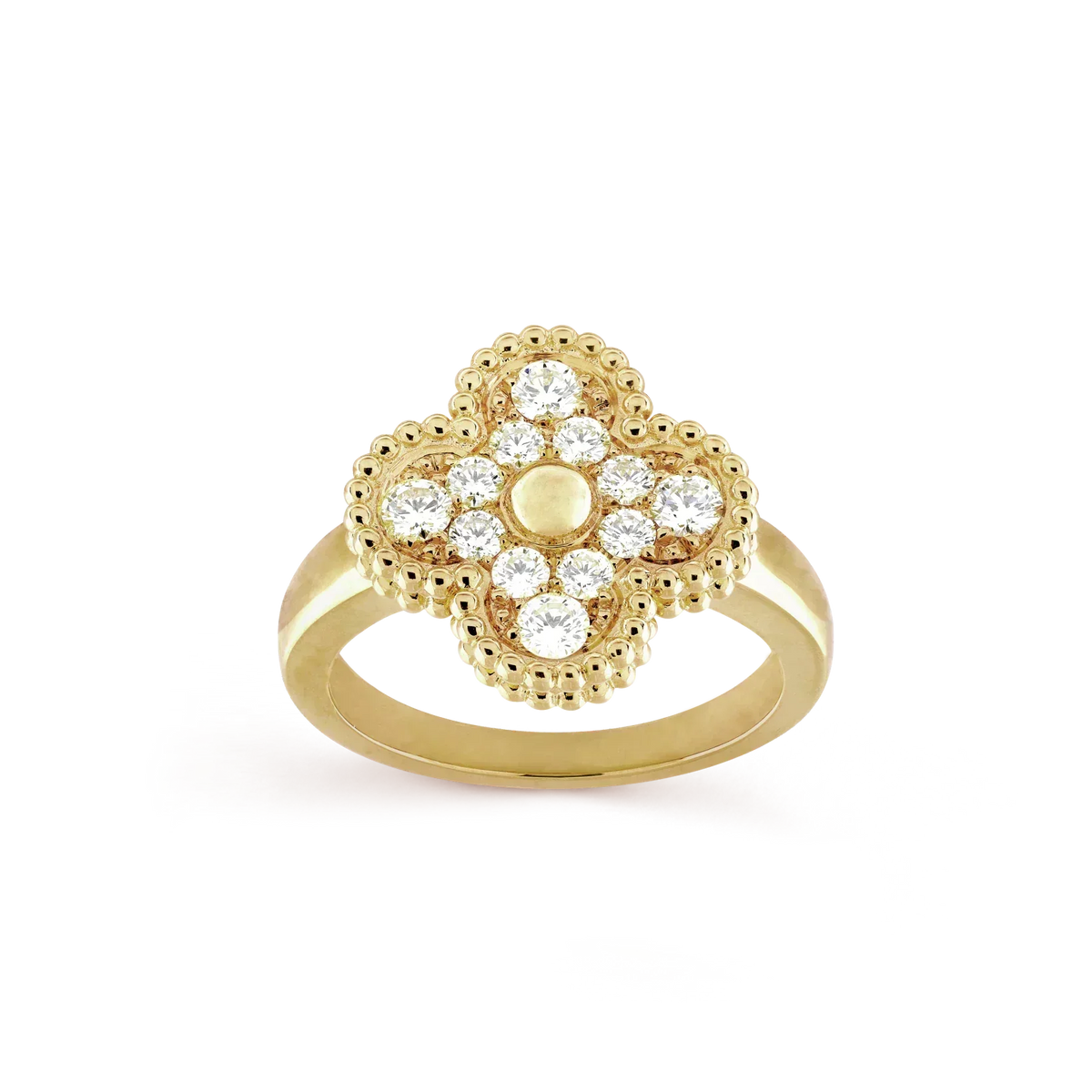 [⭐Shinejoy]CLOVER DIAMOND RING