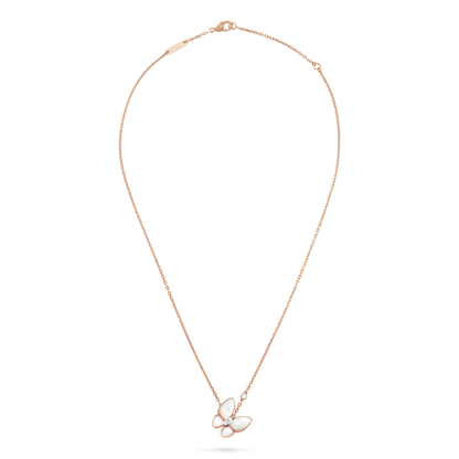 [⭐Shinejoy]BUTTERFLY MOP DIAMOND NECKLACE