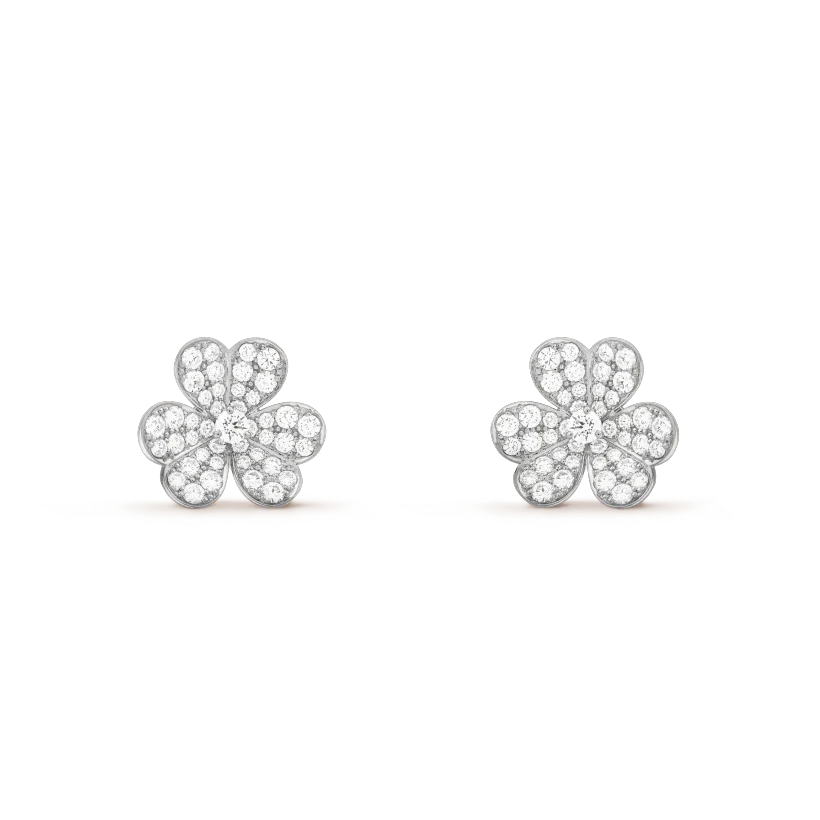 [⭐Shinejoy]CLOVER COMOS DIAMOND EARRINGS SILVER