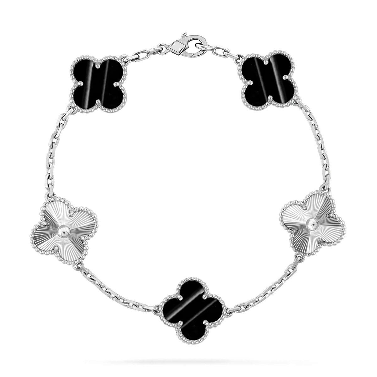 [⭐Shinejoy] CLOVER 5 MOTIF PULSAR STONE BRACELET COLLECTION