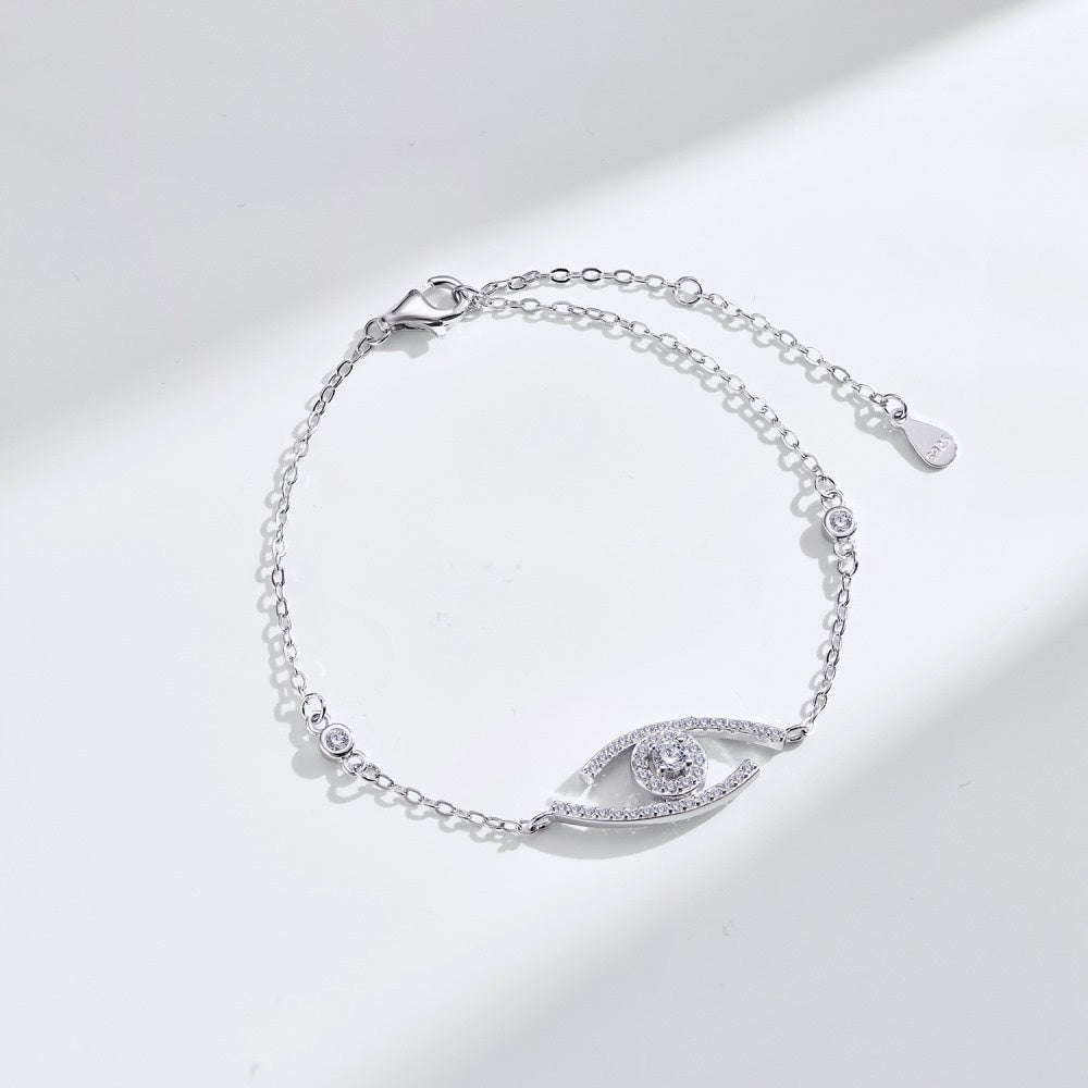 [⭐Shinejoy]Demo Eye Pave-Set Diamond Bracelet