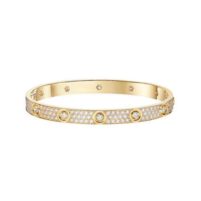 [⭐Shinejoy]LOVE BRACELET 6.1MM DIAMOND-PAVED 10 BIG DIAMONDS
