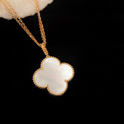 [⭐Shinejoy]CLOVER 25MM MOP LARGE PENDANT NECKLACE