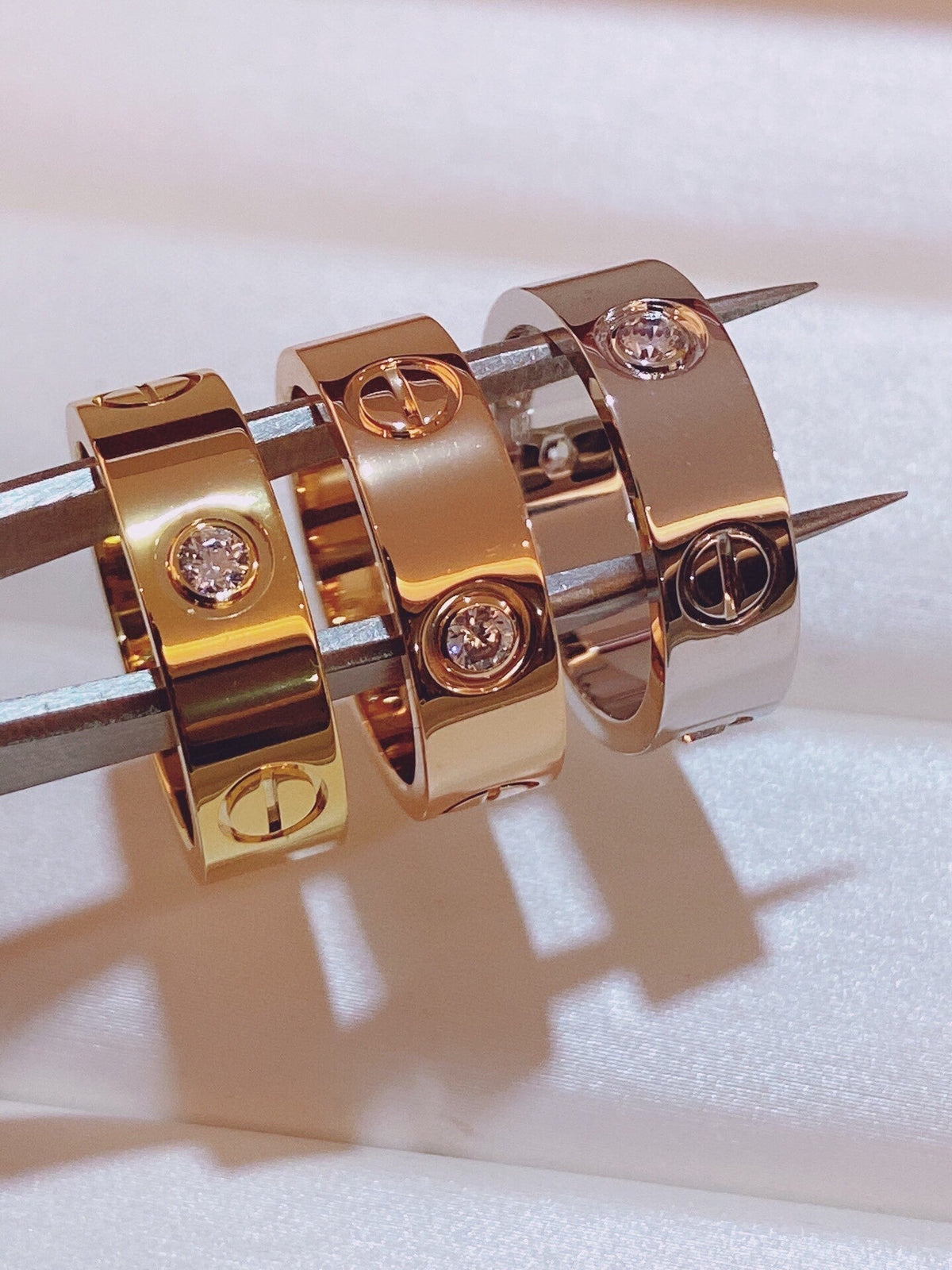 [⭐Shinejoy]Three-Diamond Ring