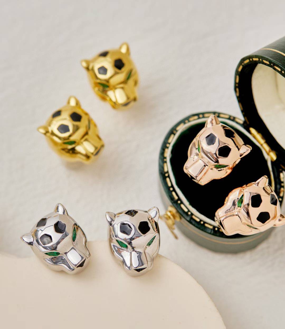 [⭐Shinejoy]CHRRTAH-PRINT STUD EARRINGS, THREE COLORS