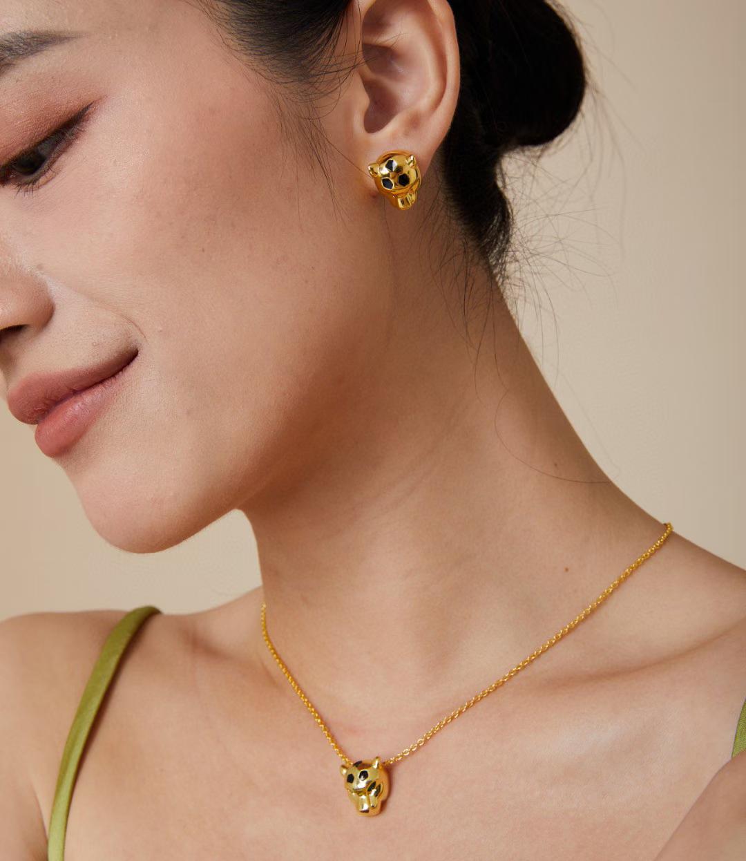 [⭐Shinejoy]CHRRTAH-PRINT STUD EARRINGS, THREE COLORS