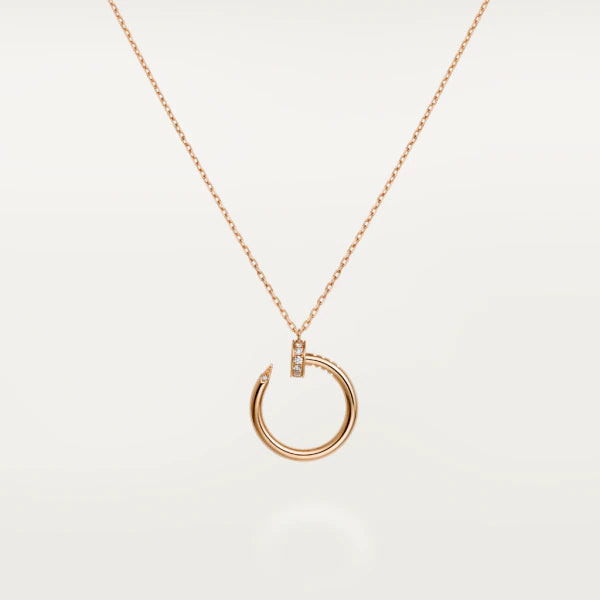 [⭐Shinejoy]JUSTE NECKLACE PINK GOLD