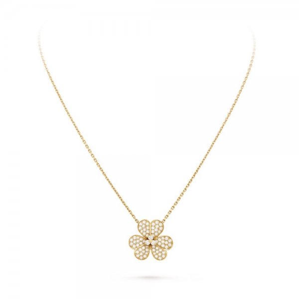 [⭐Shinejoy]FLOWER DIAMOND NECKLACE
