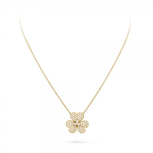 [⭐Shinejoy]FLOWER DIAMOND NECKLACE