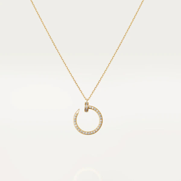 [⭐Shinejoy]JUSTE NECKLACE GOLD DIAMONDS
