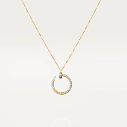 [⭐Shinejoy]JUSTE NECKLACE GOLD DIAMONDS