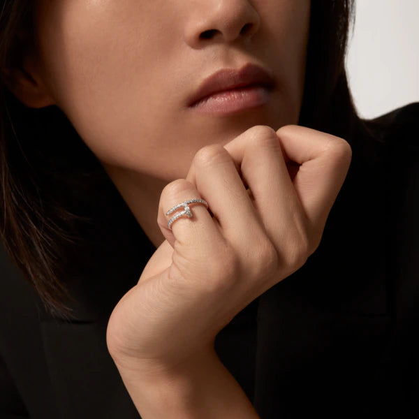 [⭐Shinejoy]JUSTE RING 1.8MM SILVER DIAMONDS