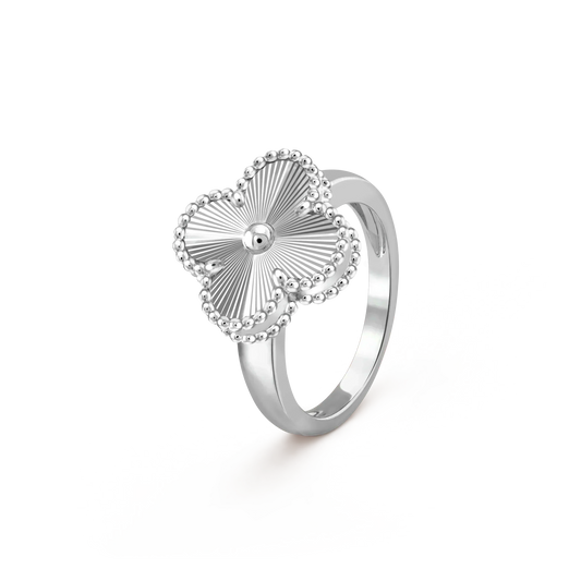 [⭐Shinejoy]CLOVER SILVER RING