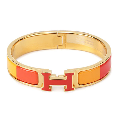 [⭐Shinejoy]H BRACELET ORANGE RAINBOW CERAMIC