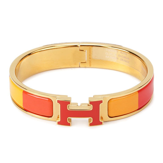 [⭐Shinejoy]H BRACELET ORANGE RAINBOW CERAMIC