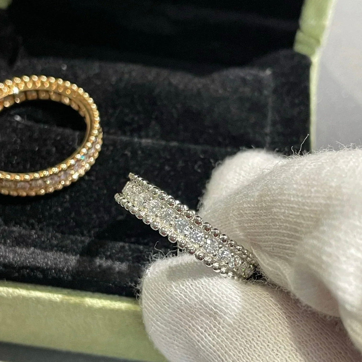 [⭐Shinejoy]PERLEE DIAMOND SILVER RING