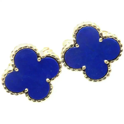 [⭐Shinejoy]CLOVER MINI 9.5MM TURQUOISE EARRINGS