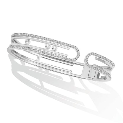 [⭐Shinejoy]MOVE 10TH PAVED DIAMOND BRACELET