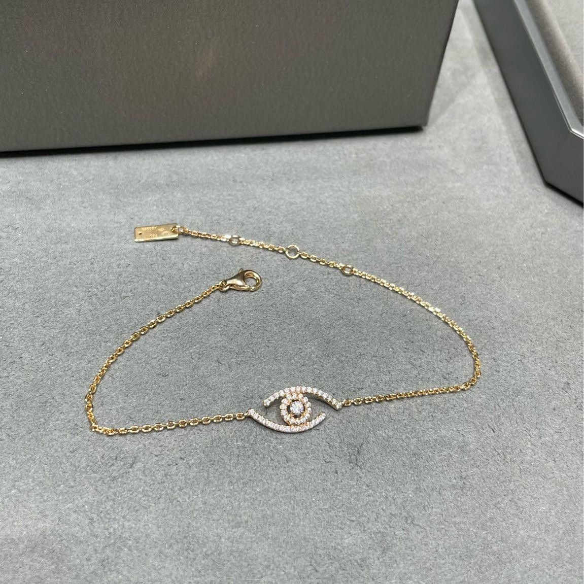 [⭐Shinejoy]Demo Eye Pave-Set Diamond Bracelet