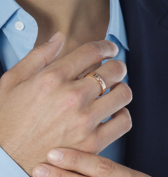 [⭐Shinejoy]ALLIANCE LIENS VIDENCE 4MM RING